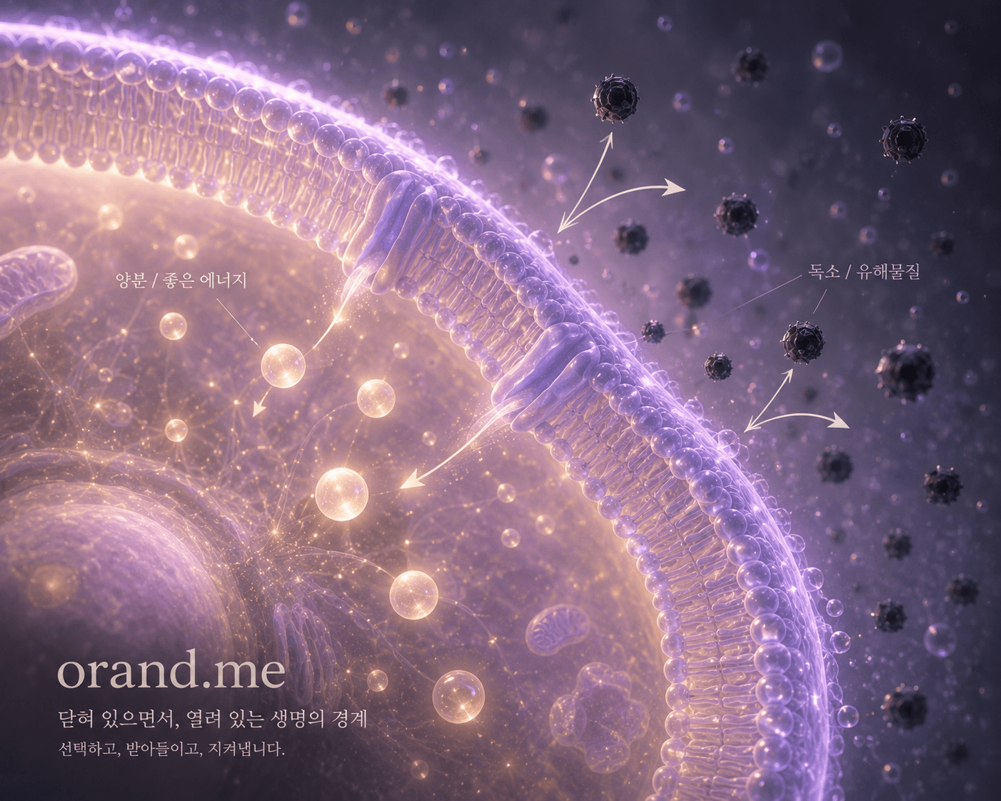선택적으로 투과하는 세포막, 닫혀 있으면서 열려 있는 생명의 경계