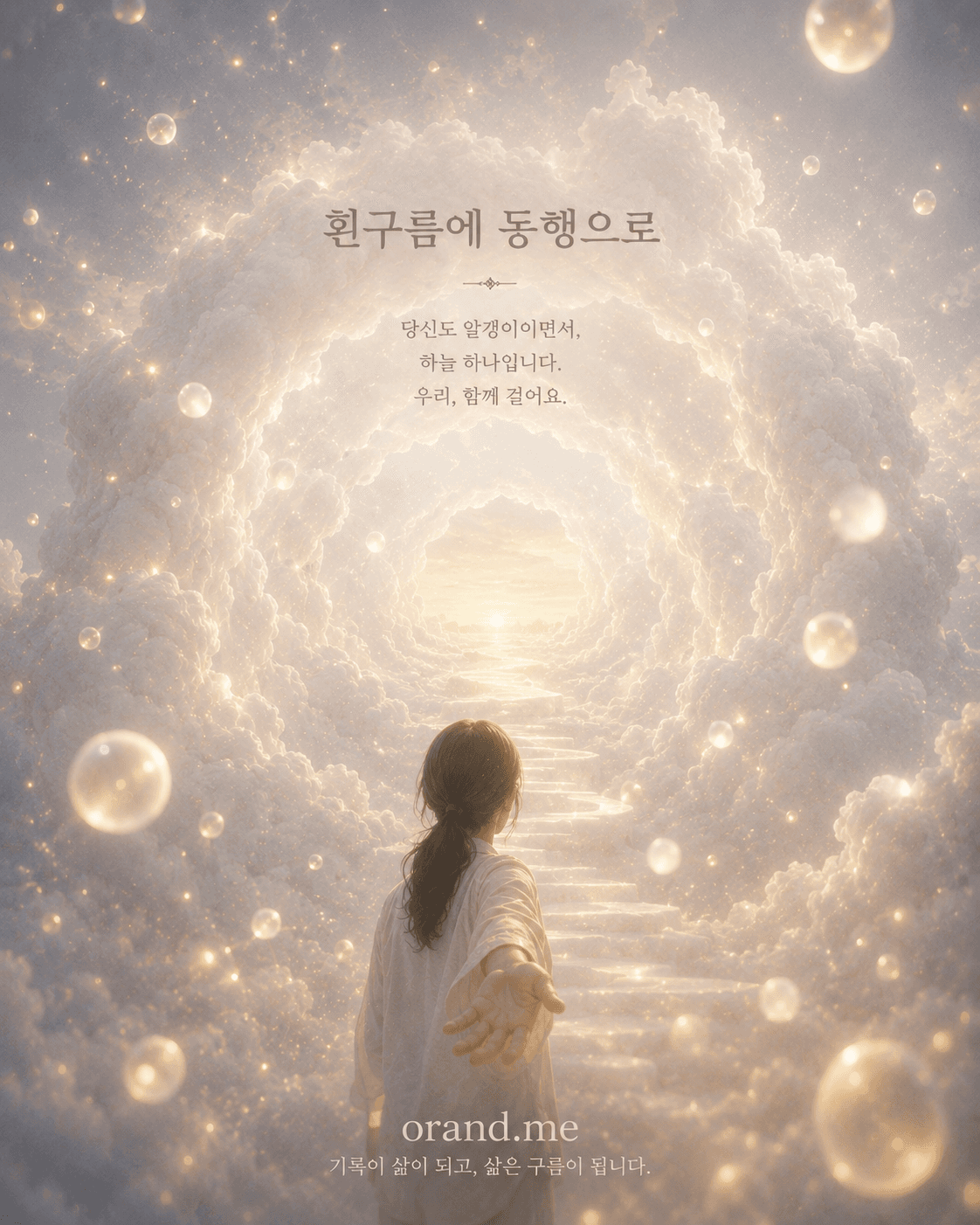 흰구름 안으로 이어지는 열린 통로, 동행으로의 초대