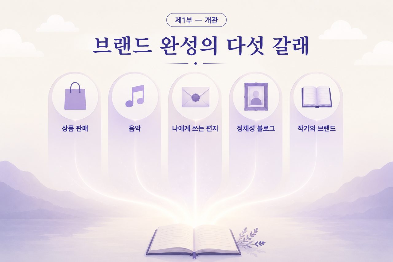 브랜드 완성의 다섯 갈래